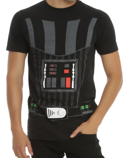 darth vader costume shirt